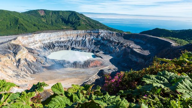 Vulcano Poas in Costa Rica