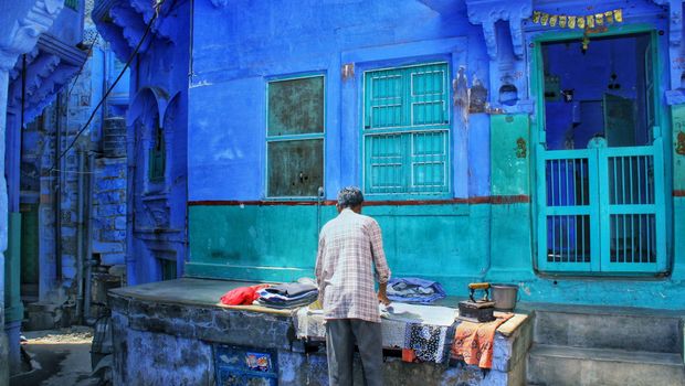 Jodhpur ist blau