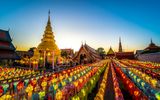 Wat Phra That Hariphunchai Lichtfestival